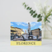 フィレンツェItalyネプチューンファウンテントラベイタリアンル ポストカード (スタンド正面)