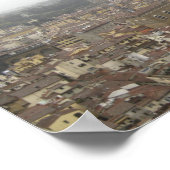 フィレンツェItalyパノラマ ポスター (角)