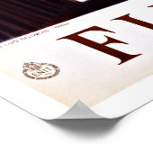 フィレンツェItalyパラッツォヴェッキオヴィンテージトラベル ポスター (角)