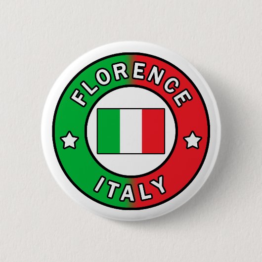 フィレンツェItalyボタン 缶バッジ (正面)