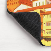 フィレンツェItalyポンテヴェッキオブリッジヴィンテージトラベル マウスパッド (コーナー)