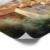 フィレンツェItalyランドスケープアートプリントポスター ポスター (角)