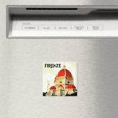 フィレンツェItalyヴィンテージ旅行 マグネット (インサイチュ (食洗機))