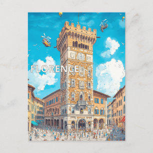 フィレンツェItaly旅行 ポストカード