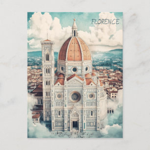 フィレンツェItaly旅行 ポストカード