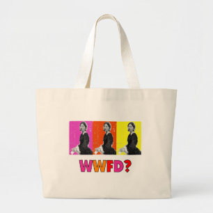 フィレンツェNightengaleのギフト"WWFDか。" ラージトートバッグ