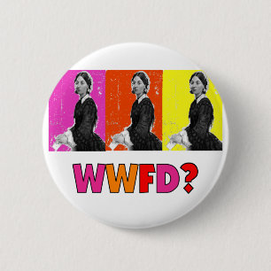 フィレンツェNightengaleのギフト"WWFDか。" 缶バッジ