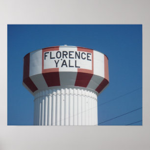 フィレンツェY'all Water Towerポスター ポスター