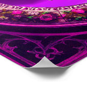 フィレンツネルネッサンスエンジェルピンクフローラクラウン ポスター (角)