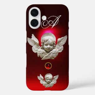 フィレンツネルネッサンスエンジェルレッドルビーモノグラム iPhone 16ケース