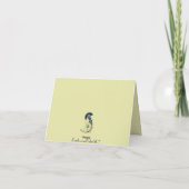 フィレンツネルネッサンスフローラノートカード カード (裏面)