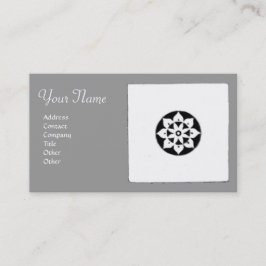 フィレンツネルネッサンス調和，グレー 名刺