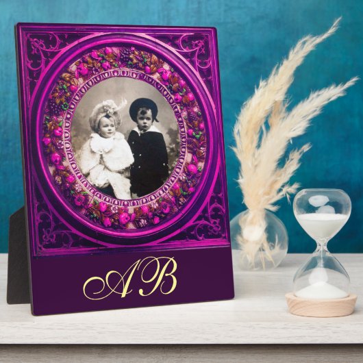 フィレンツルネサンス果実モノグラム フォトプラーク (側面)