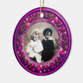 フィレンツルネッサンス果実写真テンプレートルビー セラミックオーナメント (左)