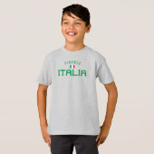フィレ動揺してンツェイタリア（フィレンツェ・イタリア）ボーイズ Tシャツ (正面フル)