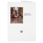 フィレ静かンス・トスカーナの風景の秋 (裏面)