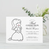 フィロソフィー第一聖餐会 – 少女 招待状 (スタンド正面)