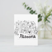 フィロソフォスプラタオのアリストテレスユークリドゥスソクラテス ポストカード (スタンド正面)