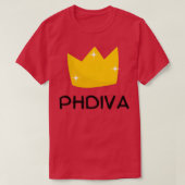 フィロソ女医のためのPhD DivaかわいいPHDギフト Tシャツ (デザイン正面)