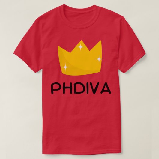 フィロソ女医のためのPhD DivaかわいいPHDギフト Tシャツ (デザイン正面)