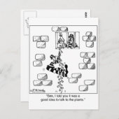 フィロデンドロンを通じて囚人が脱出 ポストカード (正面/裏面)