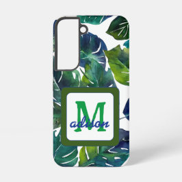フィロデンドロン 緑の葉 植物 SAMSUNG GALAXY S22ケース