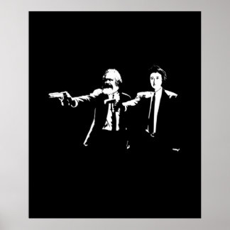 フィロフィクションKarl MarxとRosaルクセンブルク ポスター