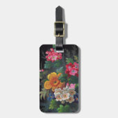 フィロメビクトリアンナブーケ荷物タグ ラゲッジタグ (正面縦)
