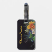 フィロメビクトリアンナブーケ荷物タグ ラゲッジタグ (裏面縦)