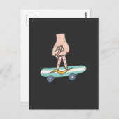 フィンガースケートボードホビーフィンガーボード ポストカード (正面/裏面)