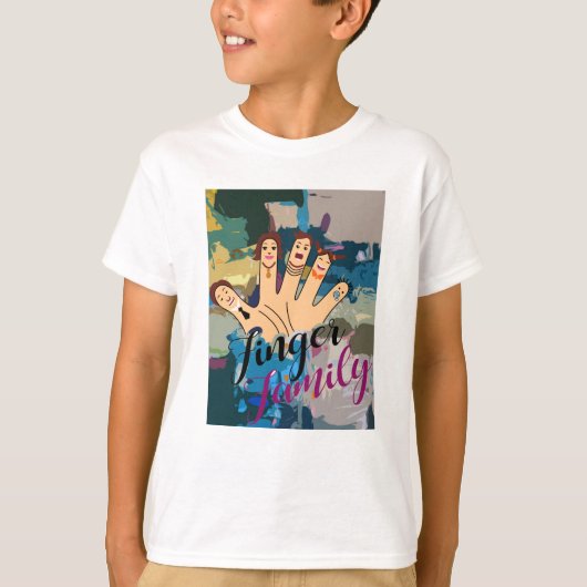 フィンガーファミリー Tシャツ (正面)
