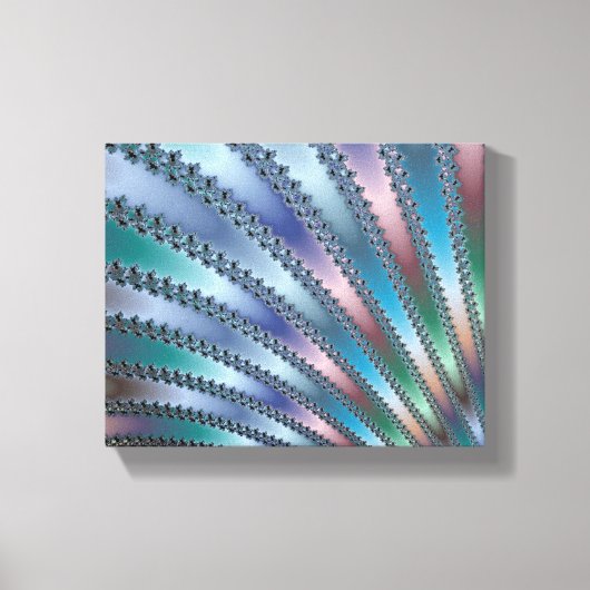 フィンガーフラクタルアート キャンバスプリント (正面)