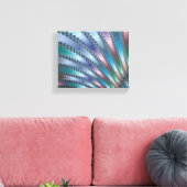 フィンガーフラクタルアート キャンバスプリント (インサイチュ (リビング))