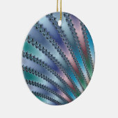 フィンガーフラクタルアート セラミックオーナメント (右)