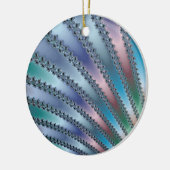 フィンガーフラクタルアート セラミックオーナメント (左)