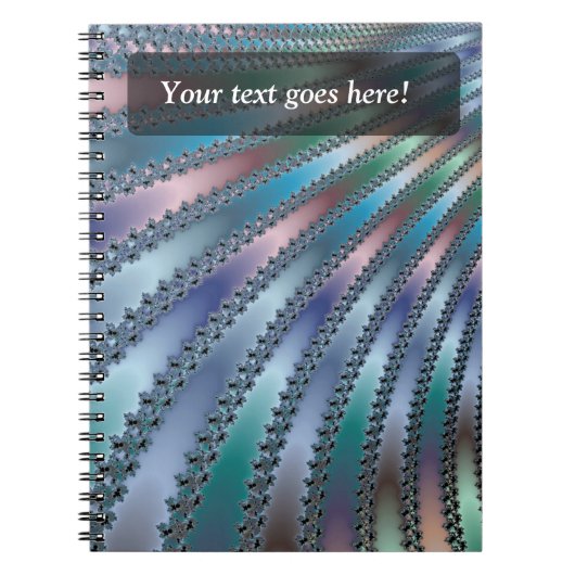 フィンガーフラクタルアート ノートブック (正面)