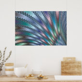 フィンガーフラクタルアート ポスター (キッチン)