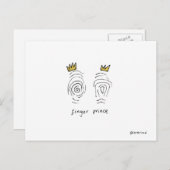 フィンガープリンスポストカード ポストカード (正面/裏面)