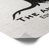 フィンガープリントツリーファミリー懇親会クラシーリネン ポスター (角)