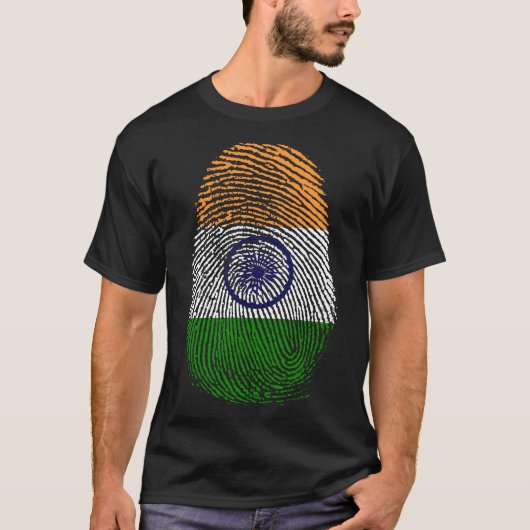 フィンガープリント – インド Tシャツ (正面)