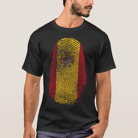 フィンガープリント – スペイン Tシャツ (正面)