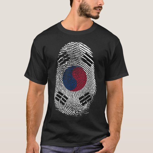フィンガープリント – 韓国 Tシャツ (正面)