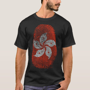 フィンガープリント – 香港 Tシャツ