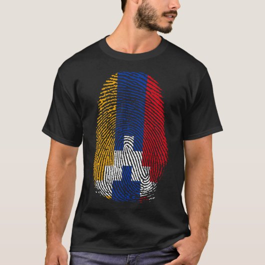 フィンガープリント- Artsakh Tシャツ (正面)