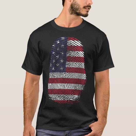 フィンガープリント- USA Tシャツ (正面)