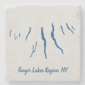 フィンガーレイクス、NYマーブルコースター ストーンコースター (正面)