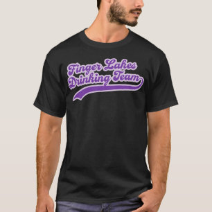 フィンガーレイクドキングチームワイナリーワインテイスティングトリ Tシャツ