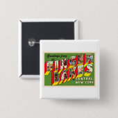 フィンガーレイクニューヨークNYラージレター 缶バッジ (正面&裏面)