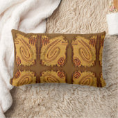 フィンガー絵を描ズ – 砂漠 ランバークッション (ブランケット)