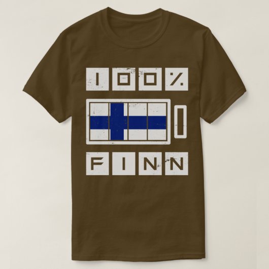 フィンギフト誇りを持ったフィンランド Tシャツ (デザイン正面)